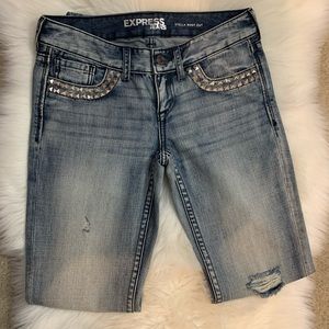 Express Studded Ripped Jeans Stella Bootcut Size 2